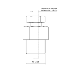 Raccord bicone 3165901 Vulcanic Plan