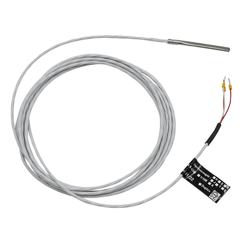 Pt100 probe for surface temperature measurement with flat tip Vulcanic View1