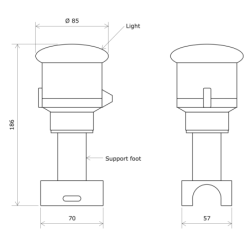 Heating cable sealing end kit 2617185 Vulcanic Draw