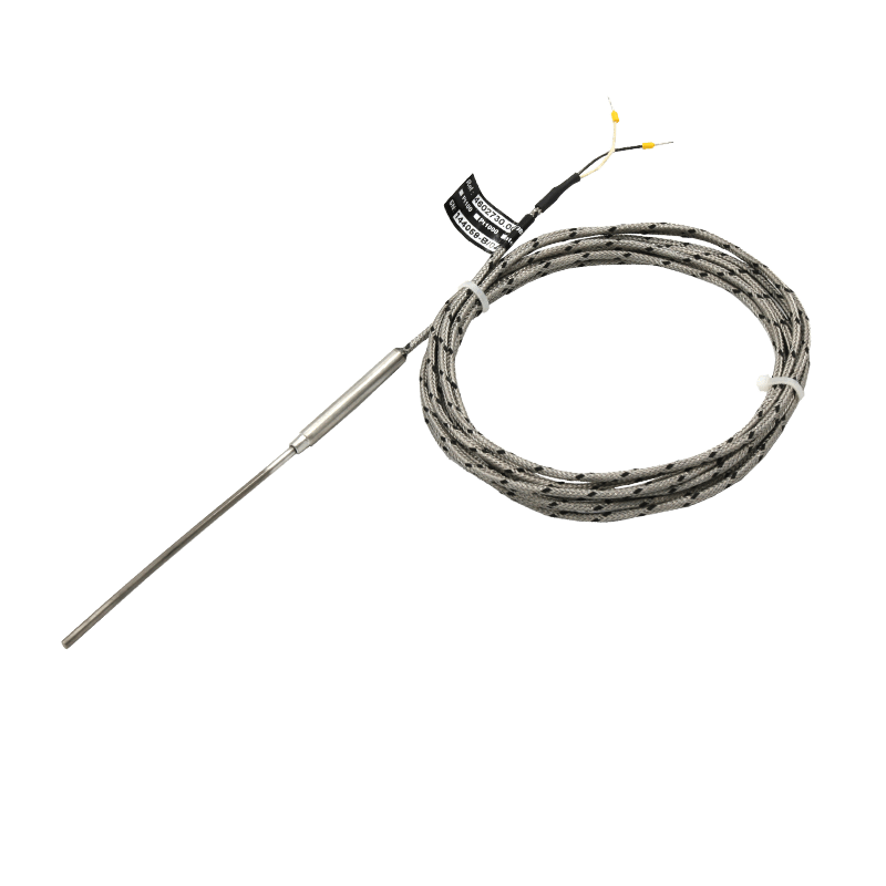 Flexible thermocouple J Ø 3 mm with high temperature cable - L 100 mm ...