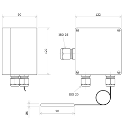 ATEX and IECEx Contact thermostat 602304 Vulcanic Draw