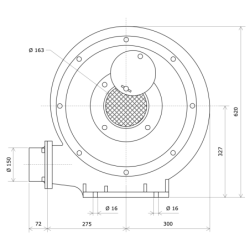 Suction fan for hot air generators 10748 Vulcanic Draw1