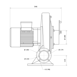 Suction fan for hot air generators 10748 Vulcanic Draw2