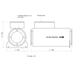 High temperature hot air generators 10756 Vulcanic Draw