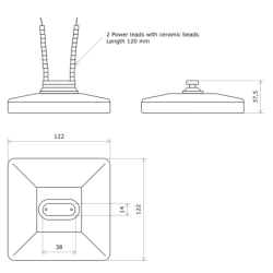 Infrared long wave infrared element 602023 Vulcanic Draw