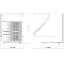 Vulcanic wall mounted industrial fan heater 6129 Draw