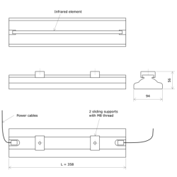 Short wave infrared generator 601422 Vulcanic Draw