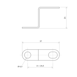 Barrettes de couplage en équerre pour thermoplongeur Vulcanic Plan