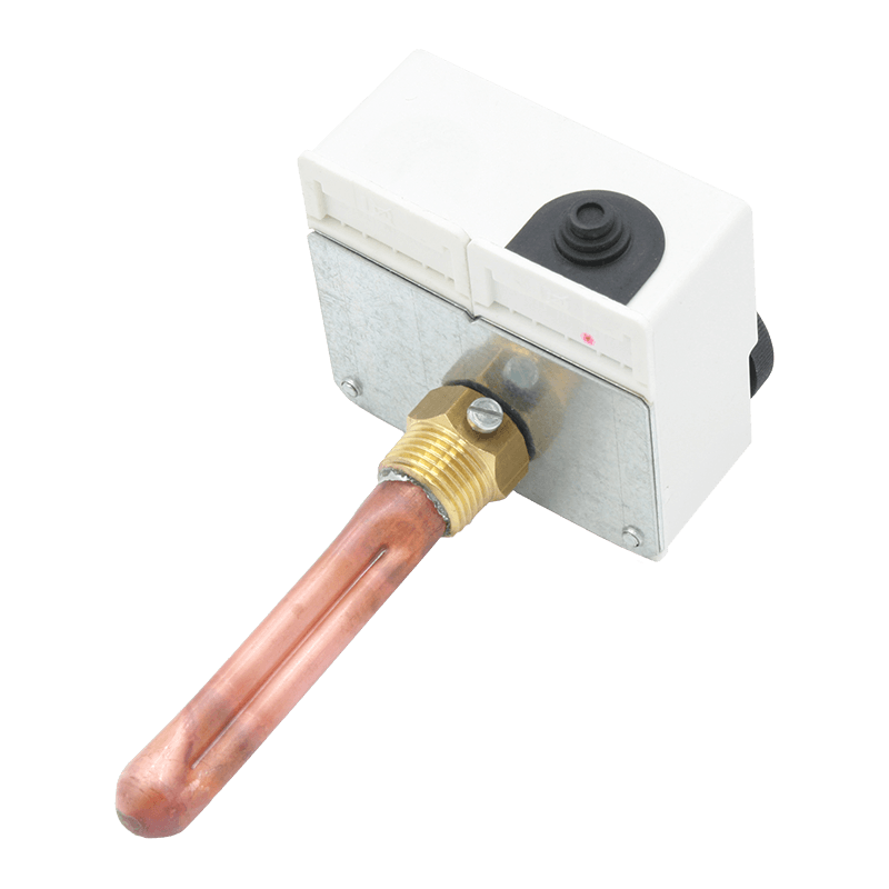 Vulcanic IP40 rod type thermostat 10 to 90 °C and temperature limiter 100 °C 903041 View1