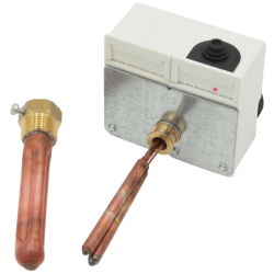 Vulcanic IP40 rod type thermostat 10 to 90 °C and temperature limiter 100 °C 903041 View2