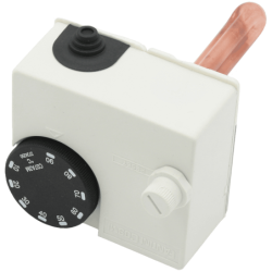 Vulcanic IP40 rod type thermostat 10 to 90 °C and temperature limiter 100 °C 903041 View3