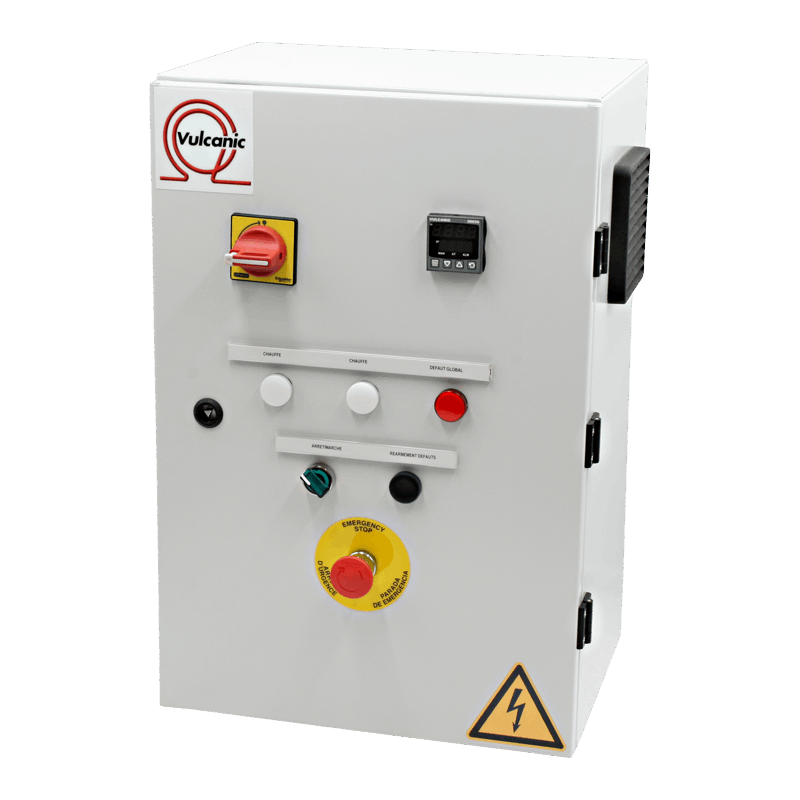 Coffret d'alimentation et de régulation PID 600x1200x300 Vulcanic Vue1 Coffret d'alimentation et de régulation PID 600x1200x300 Vulcanic Vue1