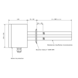 Thermoplongeur pharmaceutique 290009 Vulcanic Plan