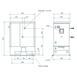 CO2 Vaporiser-1 Block-CMS-Vulcanic-Draw