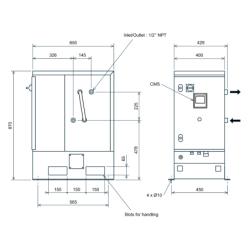 CO2 Vaporiser-2 Blocks-CMS-Vulcanic-Draw
