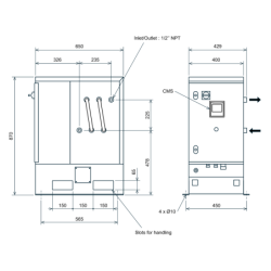 CO2 Vaporiser-3 Blocks-CMS-Vulcanic-Draw