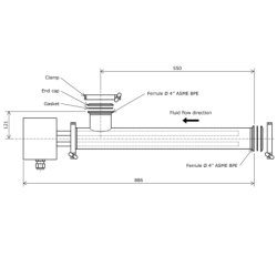Pharmaceutical in-line fluid heater 1290068 Vulcanic Draw