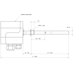 Single tube heating element...