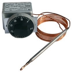 Vulcanic Thermostat Without Fitting 2 contacts range 0 to 300°C 9014.03 View1