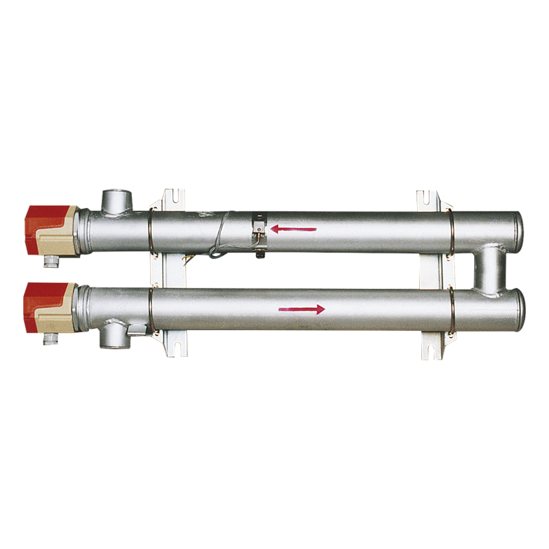 Réchauffeur de liquide en circulation DN80 2 corps non calorifugé Vulcanic Vue1