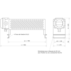 Radiateur ATEX 6010 Gaz Vulcanic Plan L902