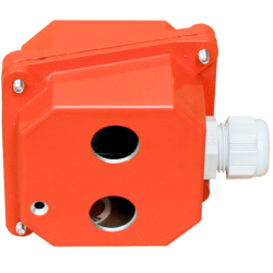 Vulcanic aluminium connection box for 25x50 finnned strip heater View2