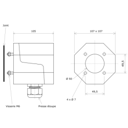 Boitier polyamide pour résistance sur barillets 119900 Vulcanic Plan