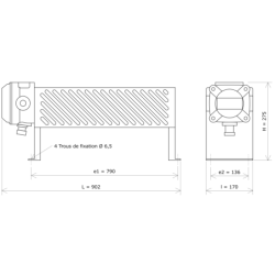 Radiateur ATEX Radeb Gaz Vulcanic Plan L902