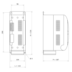 Vulcanic solid state relay 3025201 Draw