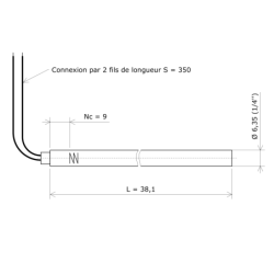 Résistance monotubulaire Vulstar haute charge Ø6,35x38 Vulcanic Plan