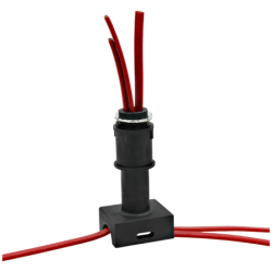 Pied support de boitier d'alimentation pour 3 cables chauffants 2617190 Vulcanic Vue3