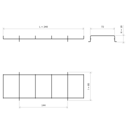 Grille de protection pour infrarouge céramique 601417 Vulcanic Plan