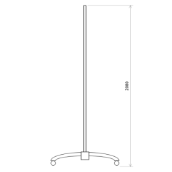 Mobile support for infrared generators 601495 Vulcanic Draw1