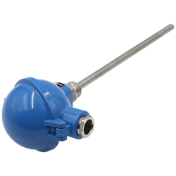 Pt100 probe with head and interchangeable element Vulcanic View2