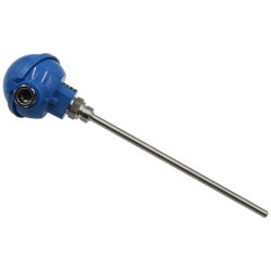 Pt100 probe with head and interchangeable element Vulcanic View1