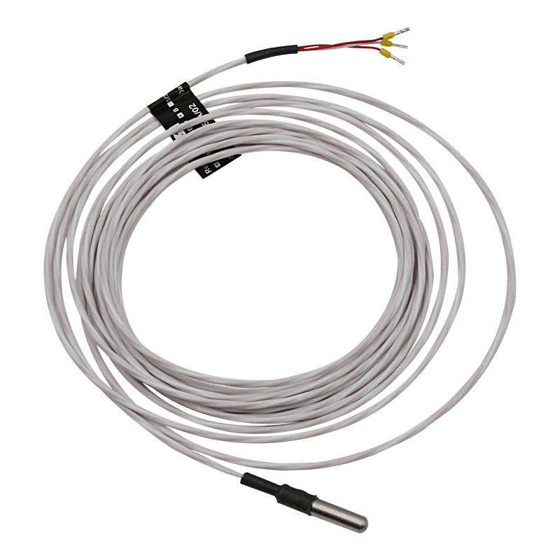 Rigid Pt100 probe Ø 6 mm with Teflon FEP cable - L 100 mm | VULCANIC