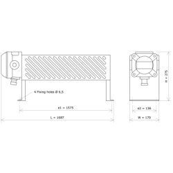 Gas Radeb ATEX radiator Vulcanic Draw L1687