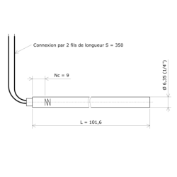 Résistance monotubulaire Vulstar haute charge Ø6,35x101 Vulcanic Plan