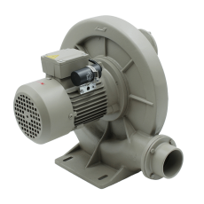 Centrifugal blowers for hot air generators