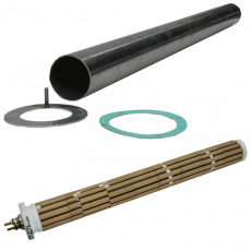 Immersion heaters with ceramic core elements